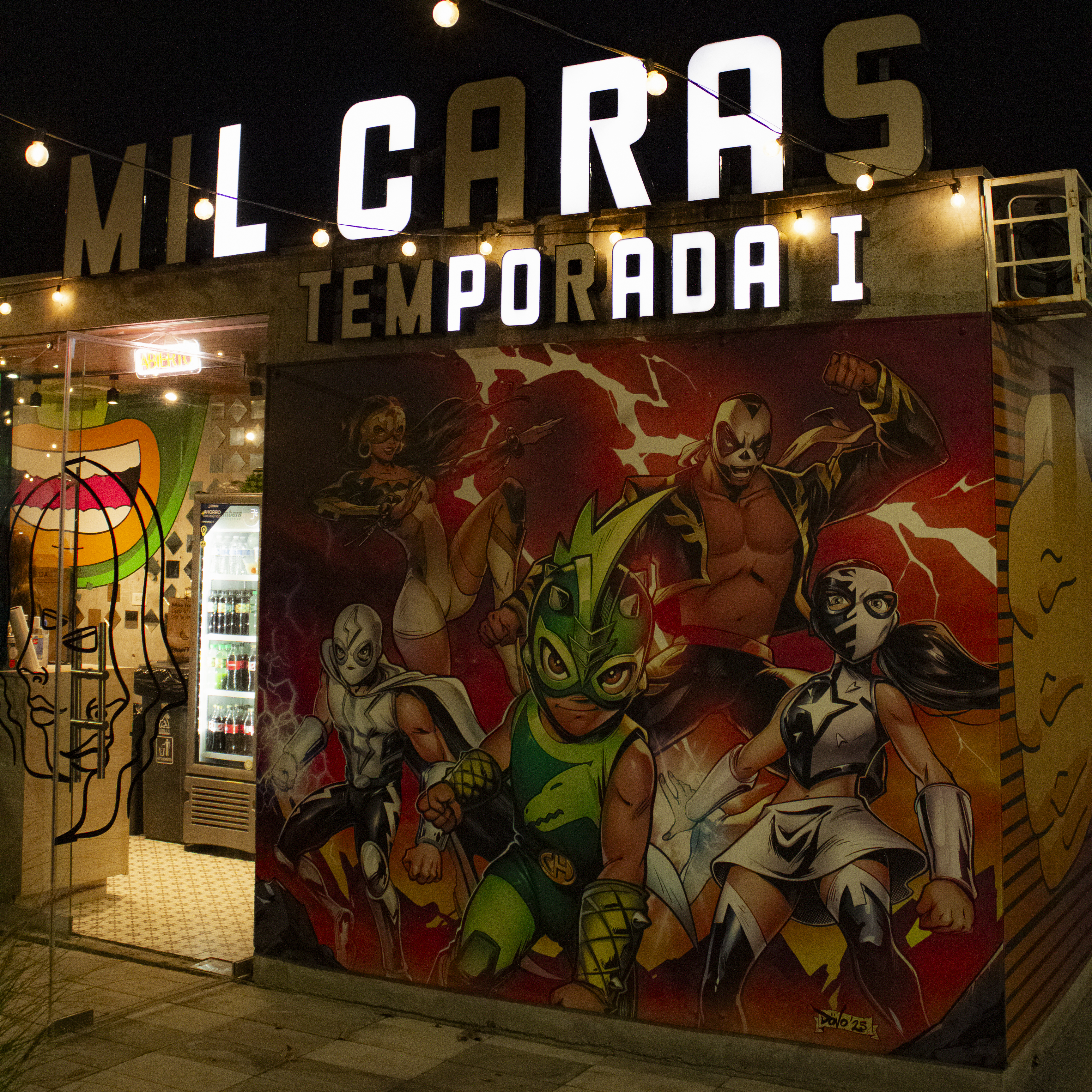 Fusion torta plated with bold colors